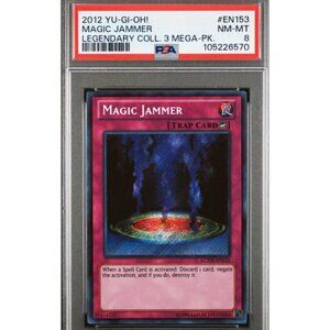 2012 YU-GI-OH MAGIC JAMMER LC3 MEGA-PACK EN153 RARE SPELL CARD NM COLLECTOR